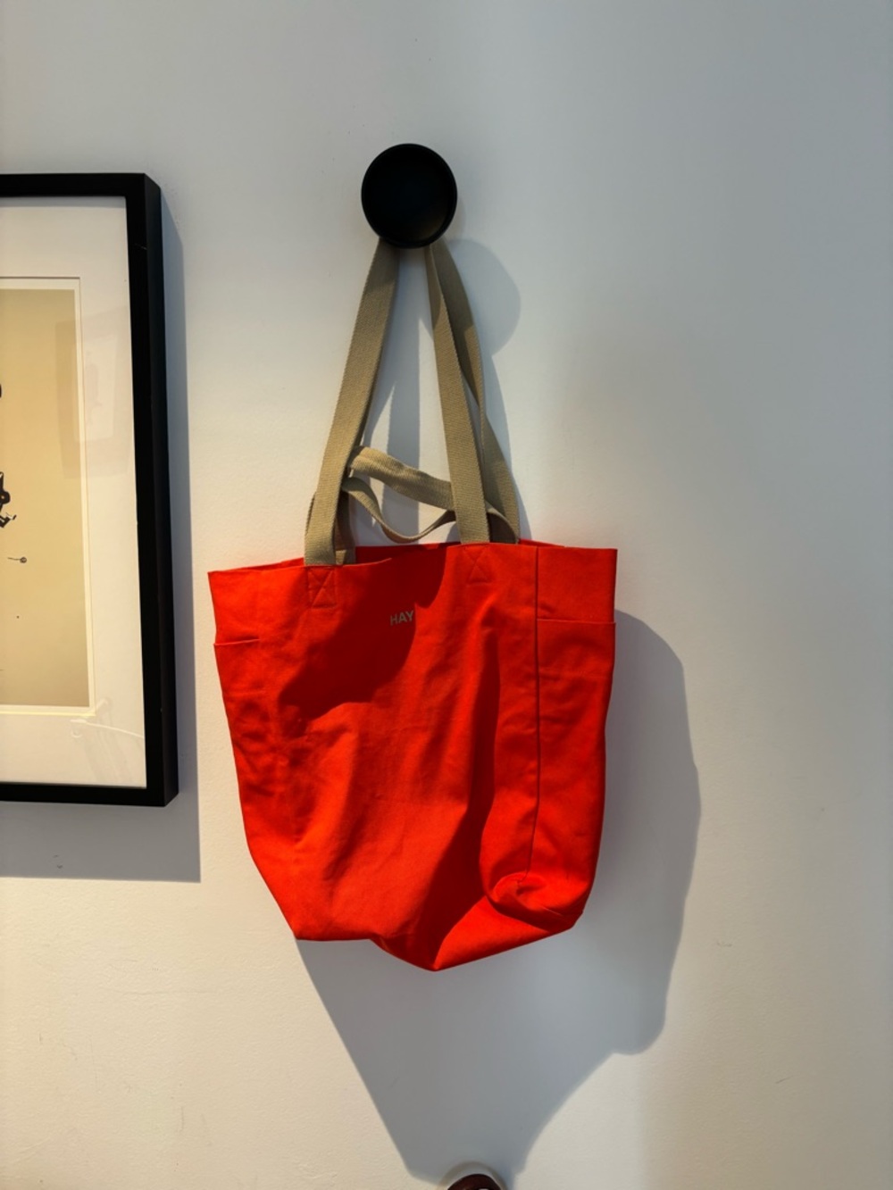 Hay Tote Bag Bright Orange